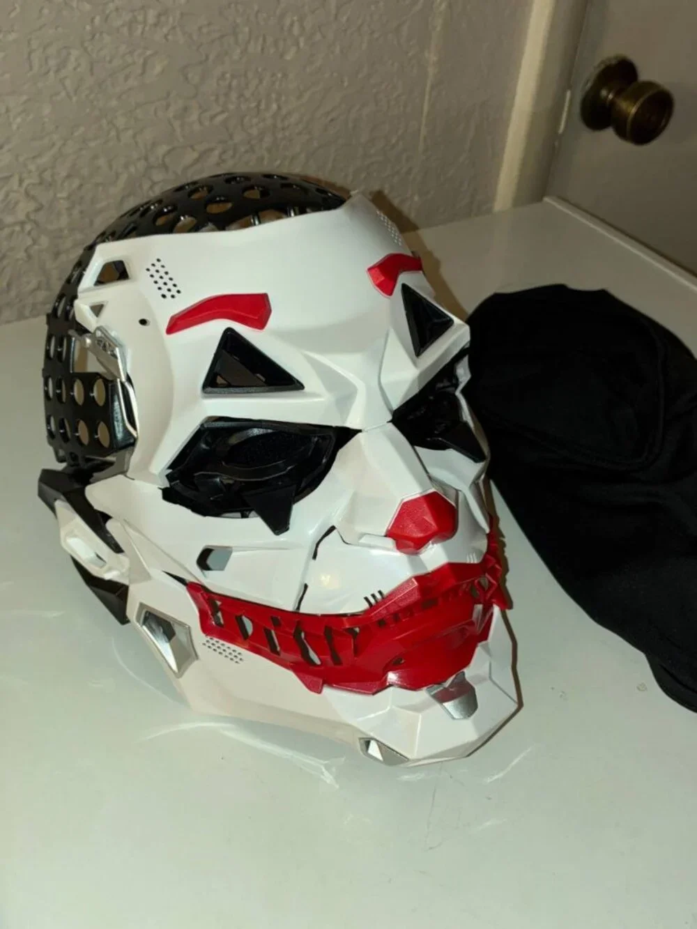 Cyberpunk Joker Mask  Anime Cosplay Halloween Costume PVC Tech - New No Dreads